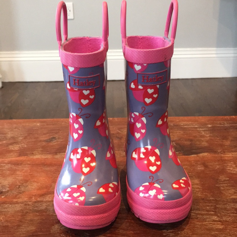 Hatley ladybug rain boots